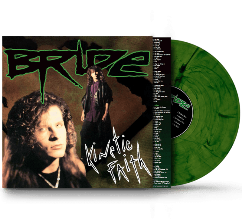 BRIDE: Kinetic Faith LP/green swirl vinyl