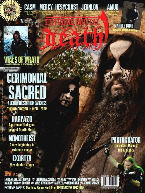 EXTREME BRUTAL DEATH: #01/English Version (Magazine + CD)