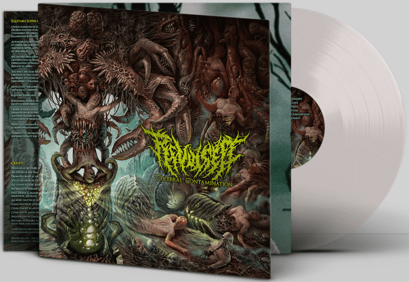 REVULSED:  Cerebral Contamination LP/clear vinyl